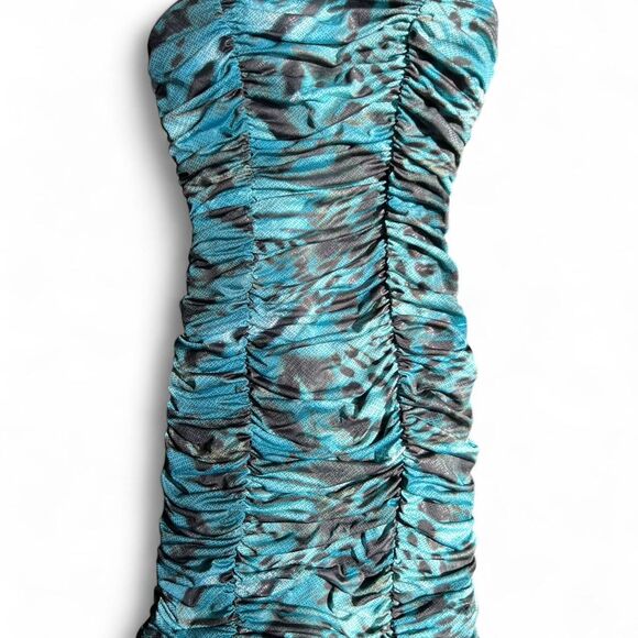 Charlotte Russe Women's animal print bodycon mini dress club party - Picture 2 of 6